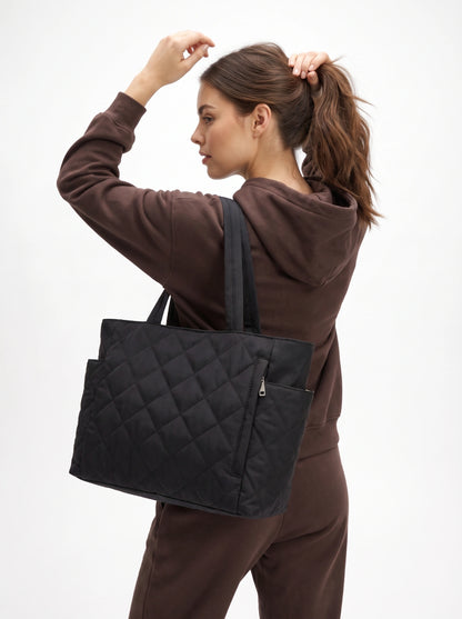 Bolsa Tote Grande Acolchoada para Notebook – Kontte