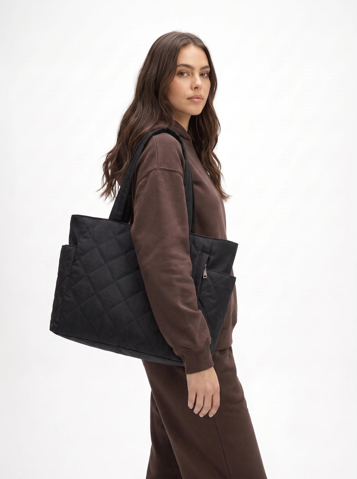 Bolsa Tote Grande Acolchoada para Notebook – Kontte